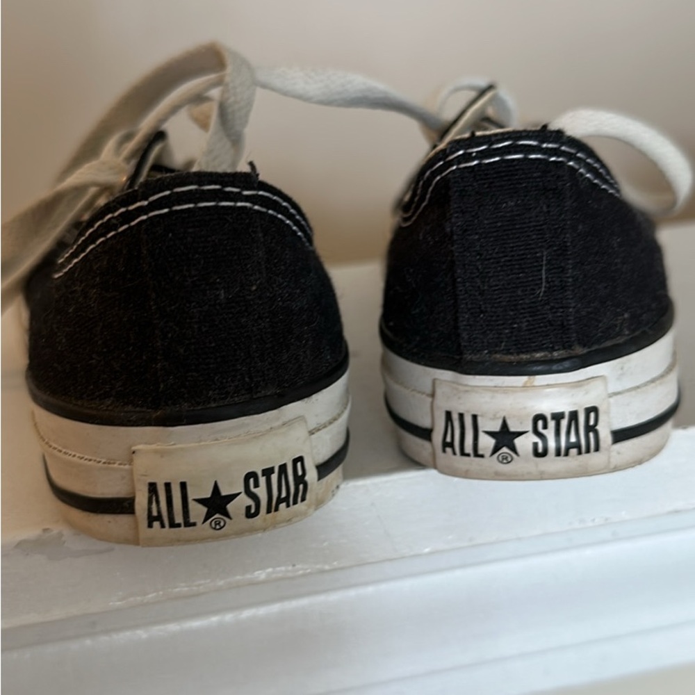 Converse Kids Black Low-Top All Star Sneakers